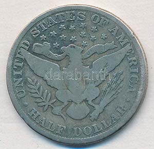 Amerikai Egyesült Államok 1904. 1/2$ Ag ... 