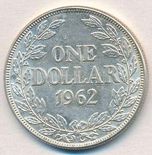 Libéria 1962. 1$ Ag T:2,2-
Liberia 1962. 1 ... 