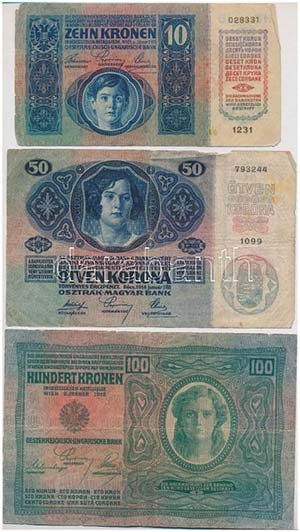 1912. 100K piros Deutschösterreich ... 