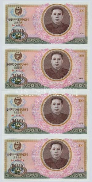 Észak-Korea 1978. 100W ... 
