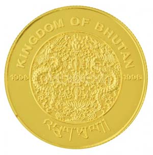 Bhután 1996. 2000N Au (6,22g/0.999) ... 