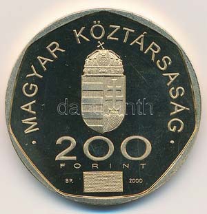 2000. 200Ft Cu-Ni-Zn 2000. évforduló / ... 