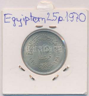 Egyiptom 1970. 25p Ag Nasser lezárt ... 