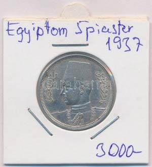 Egyiptom 1937. 5p Ag ... 