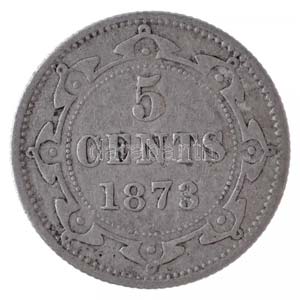 Kanada / Új-Fundland 1873. 5c Ag ... 