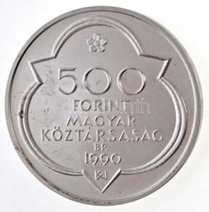 1990. 500Ft Ag Mátyás király / Buda ... 