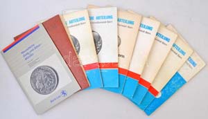 Svájc 1976-1983. 9db-os numizmatikai ... 
