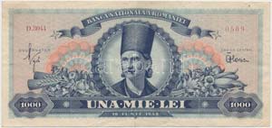 Románia 1948. 1000L ... 