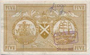 Skócia / Bank of Scotland 1957-1960. 5Ł ... 