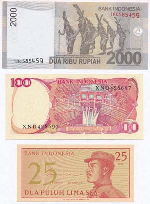 Indonézia 1964. 25s + ... 