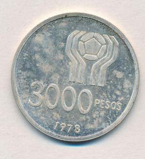 Argentína 1978. 3000P ... 