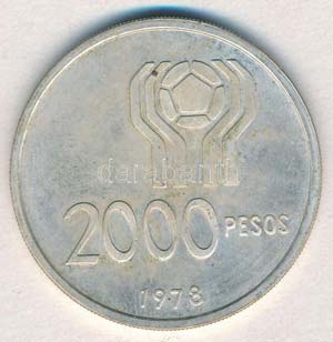 Argentína 1978. 2000P ... 