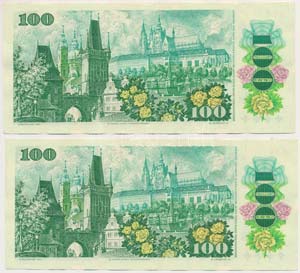 Csehszlovákia 1989. 100K (2x) ... 