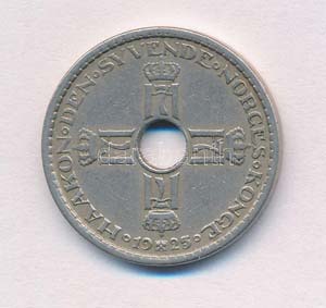 Norvégia 1925. 1K Cu-Ni ... 