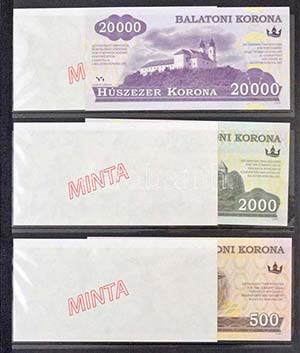 2012. 500K Balatoni Korona helyi pénz ... 