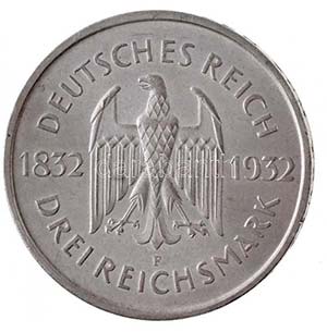 Németország / Weimari Köztársaság 1932F ... 