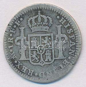 Mexikó 1781FF 1R Ag III. Károly ... 