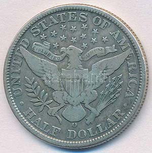 Amerikai Egyesült Államok 1900O 1/2$ Ag ... 