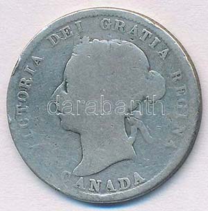 Kanada 1890H 25c Ag ... 