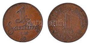 Lettország 1935-1938. 1s Br (2xklf) ... 