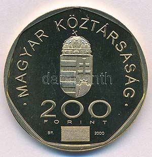 2000. 200Ft Cu-Ni-Zn 2000. évforduló / ... 