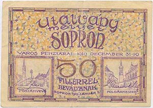 Sopron 1919. 50f ... 