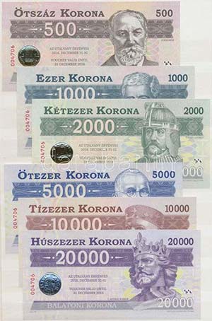 2012. 500K Balatoni Korona helyi pénz, ... 
