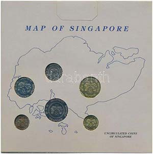 Szingapúr 1990 1c-50c (6xklf) forgalmi sor ... 