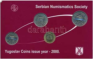 Szerbia 2000. 50p-5D (4xklf) forgalmi sor ... 