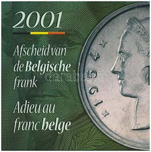 Belgium 2001. 50c-20Fr ... 