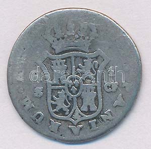Spanyolország 1776S-CF 1R Ag III. Károly ... 