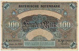 Német Birodalom / Bajorország 1900. 100M ... 