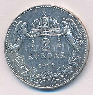 1912KB 2K Ag Ferenc József T:1- 
Adamo K6
