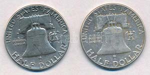 Amerikai Egyesült Államok 1954-1957. 1/2$ ... 