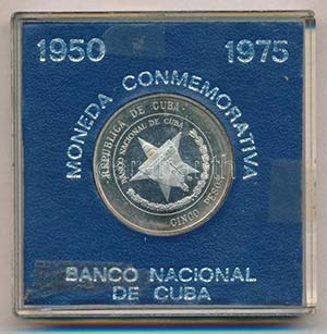 Kuba 1975. 5P Ag, ... 