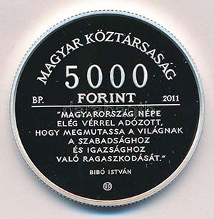 2011. 5000Ft Ag Bibó István T:PP Adamo ... 