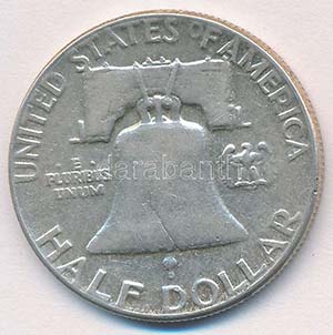 Amerikai Egyesült Államok 1952. 1/2$ Ag ... 