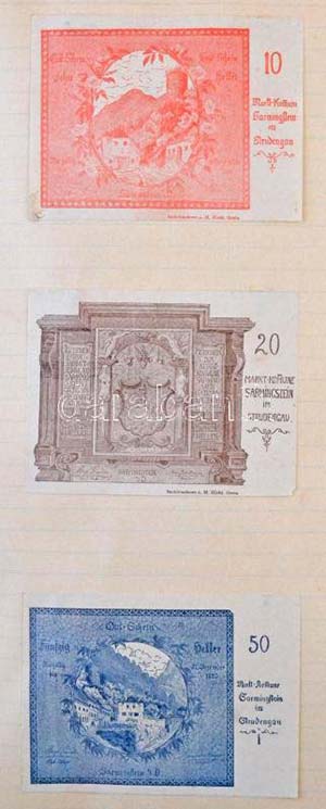 Ausztria ~1920. ~608db-os szükségpénz ... 