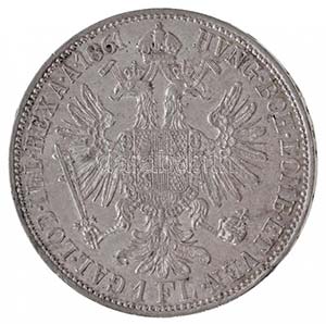 Ausztria 1861A 1Fl Ag Ferenc József T:1- ... 