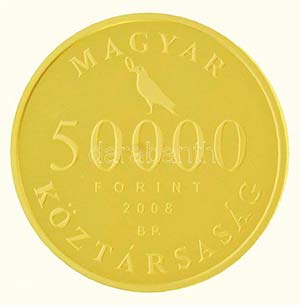 2008. 50.000Ft Au Hunyadi Mátyás trónra ... 