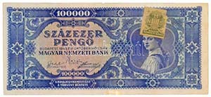1945. 100.000P kék ... 