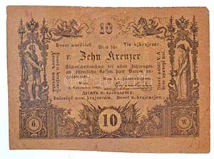 1860. 10kr T:III / Hungary 1860. 10 Kreuzer ... 