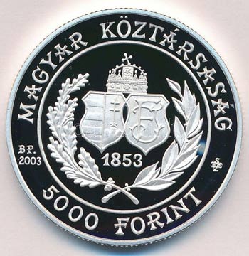 2003. 5000Ft Ag 150 éves a Budapesti ... 