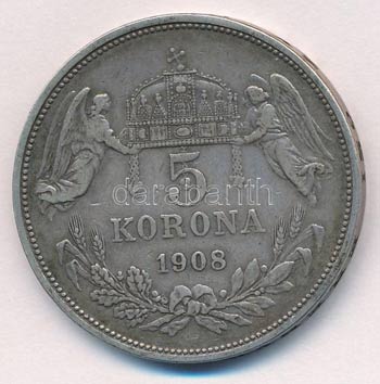 1908KB 5K Ag Ferenc József T:2 
Adamo K7