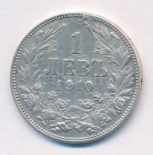 Bulgária 1910. 1L Ag T:1-,2 anyagtöbblet ... 