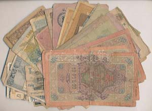 52db-os vegyes külföldi bankjegy tétel, ... 