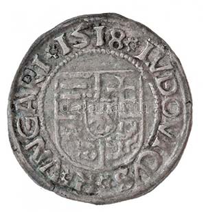 1518K-G Denár Ag II. Lajos (0,58g) ... 