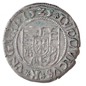 1525K-B Denár Ag II. Lajos (0,6g) ... 