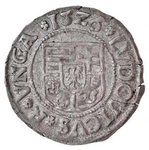 1526K-B Denár Ag II. Lajos (0,6g) ... 