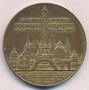 Franciaország ~1889. Az Eiffel-torony ... 